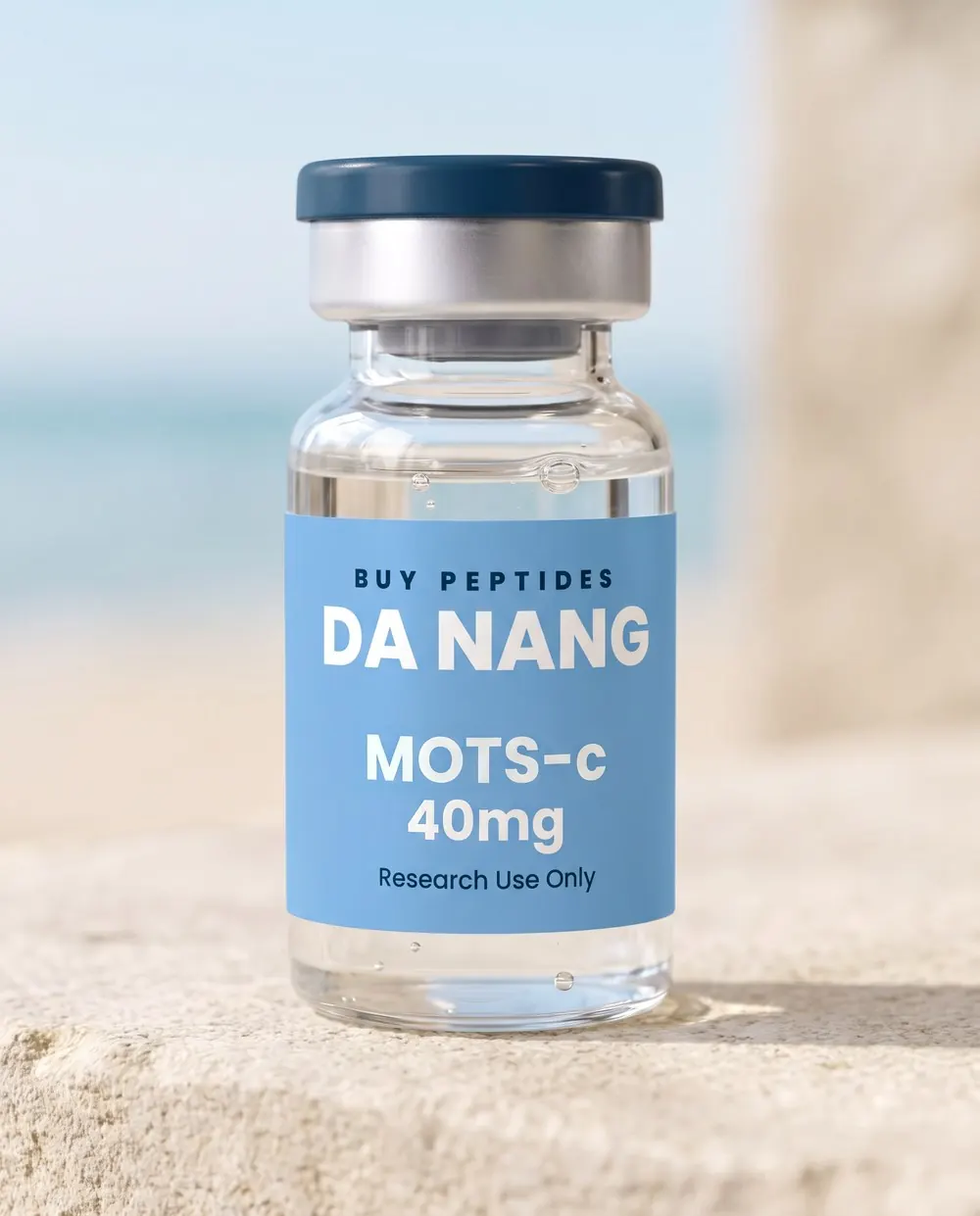 MOTS-c 40mg research vial with the Buy Peptides Da Nang label